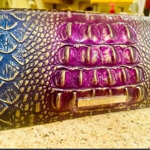 Brahmin Ady Wallet Fig Jam- *BNWT* 13 Credit card slot, ID window $140